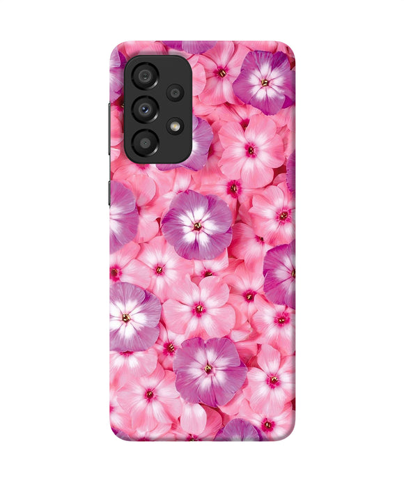 Natural pink flower Samsung A33 5G Back Cover