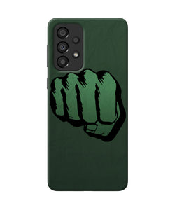 Hulk smash logo Samsung A33 5G Back Cover