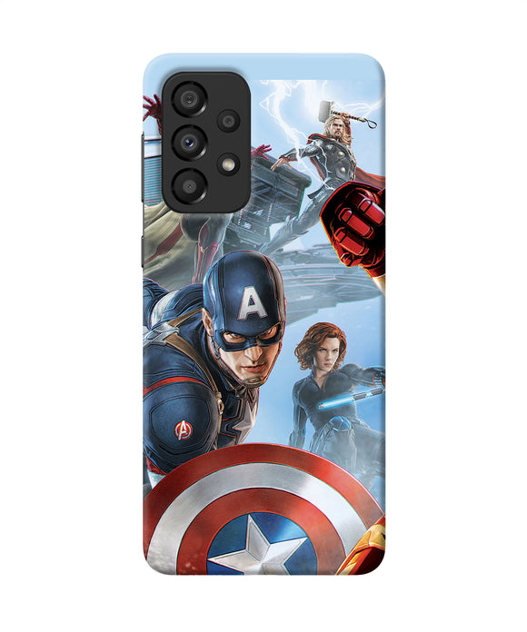 Avengers on the sky Samsung A33 5G Back Cover