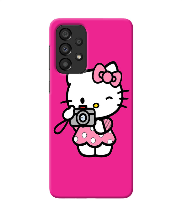 Hello kitty cam pink Samsung A33 5G Back Cover