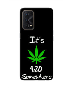 Weed Quote Realme GT Master Edition Real 4D Back Cover