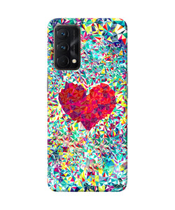 Red heart print Realme GT Master Edition Back Cover