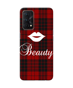 Beauty red square Realme GT Master Edition Back Cover