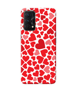 Red heart canvas print Realme GT Master Edition Back Cover