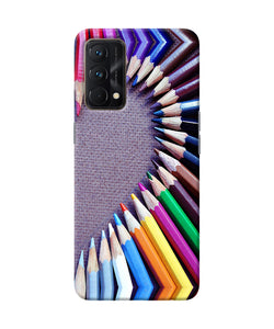 Color pencil half heart Realme GT Master Edition Back Cover