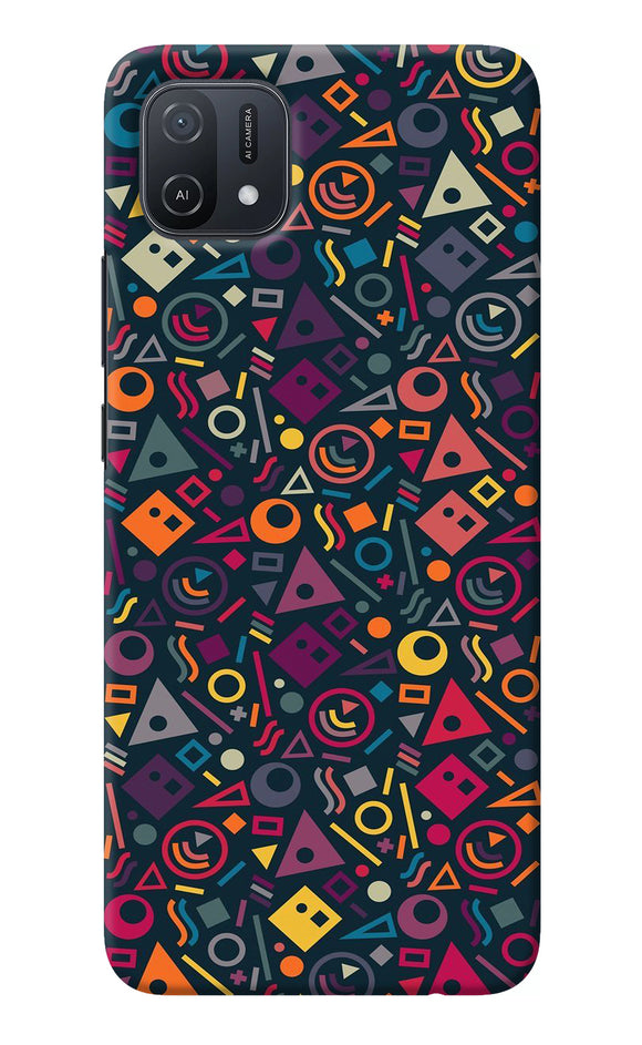 Geometric Abstract Oppo A16k/A16e Back Cover