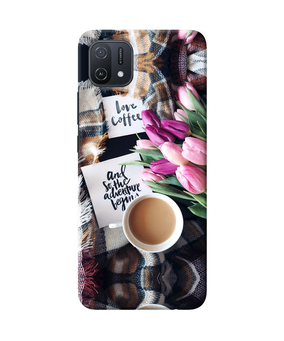 Love Coffee Quotes Oppo A16k/A16e Back Cover