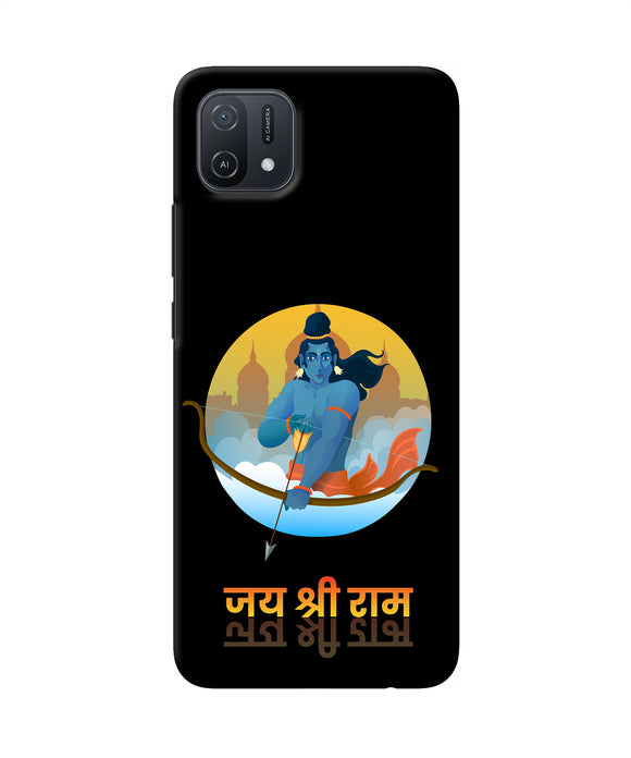 Black Jay Shree Ram Oppo A16k/A16e Back Cover