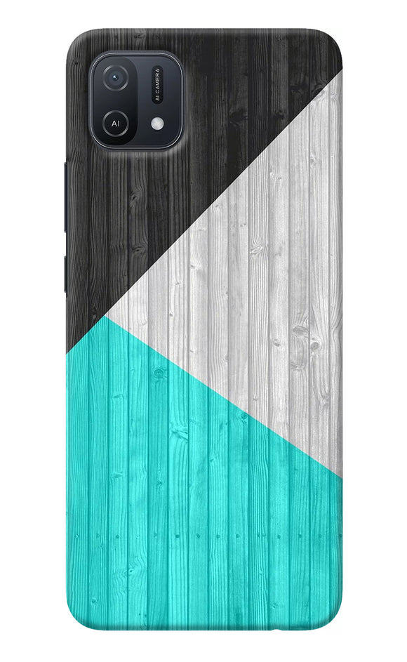 Wooden Abstract Oppo A16k/A16e Back Cover