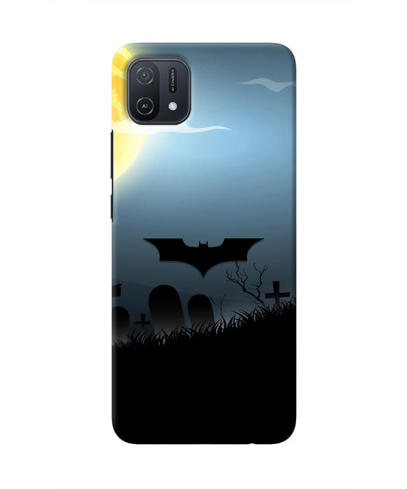 Batman Scary cemetry Oppo A16k/A16e Real 4D Back Cover