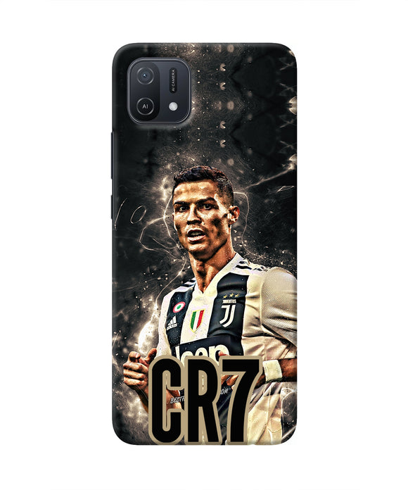 CR7 Dark Oppo A16k/A16e Real 4D Back Cover