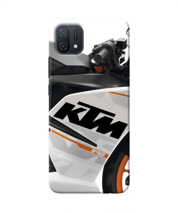 KTM Bike Oppo A16k/A16e Real 4D Back Cover