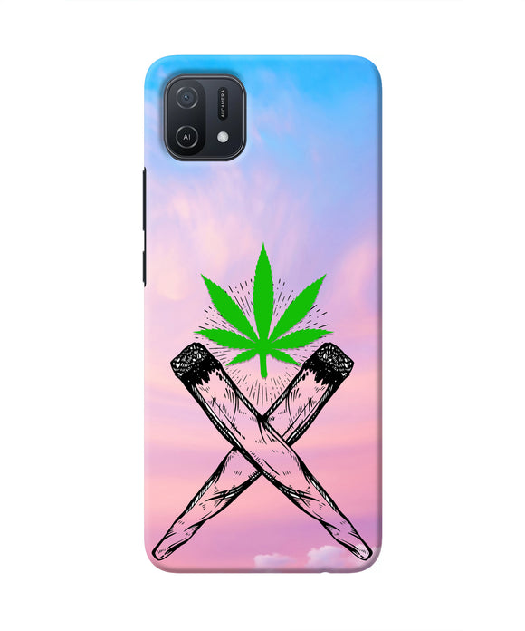 Weed Dreamy Oppo A16k/A16e Real 4D Back Cover