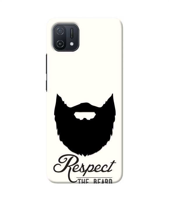 Respect the Beard Oppo A16k/A16e Real 4D Back Cover