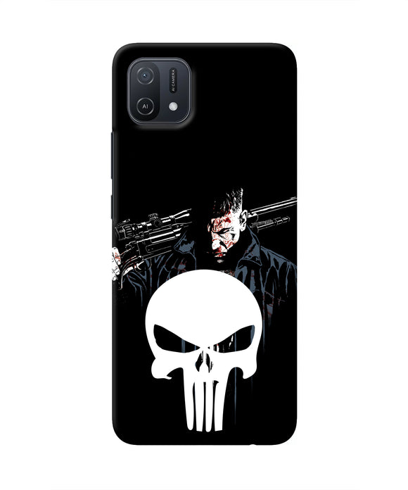 Punisher Character Oppo A16k/A16e Real 4D Back Cover