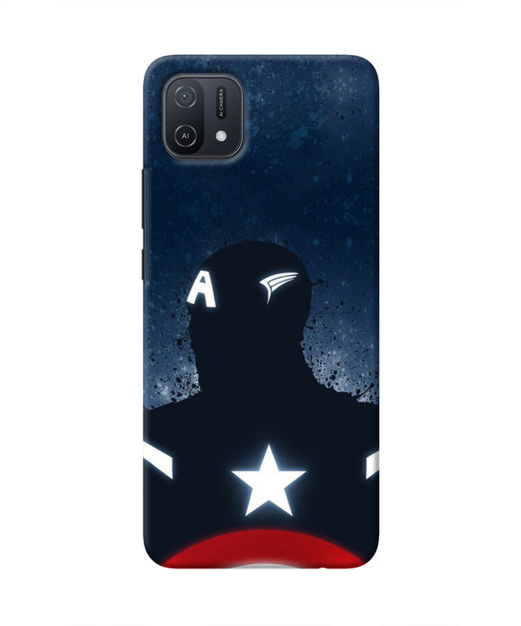 Captain america Shield Oppo A16k/A16e Real 4D Back Cover