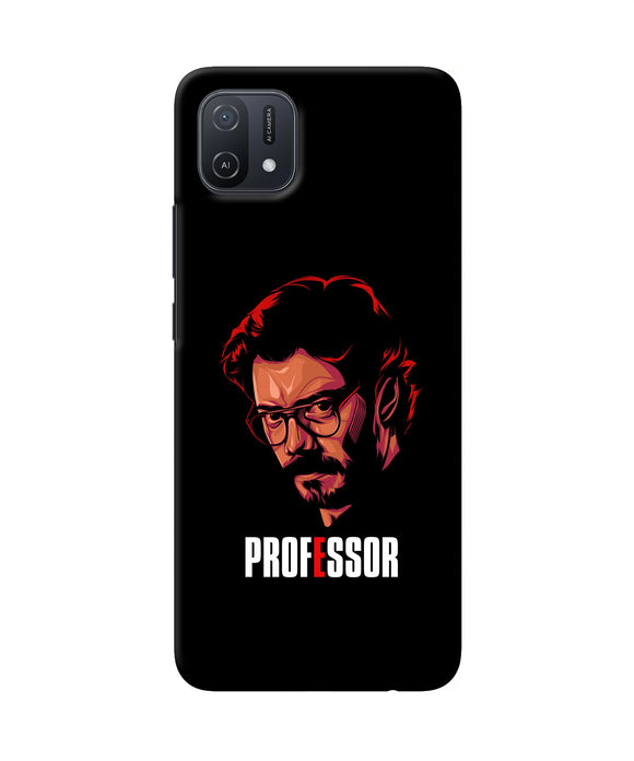 Money Heist Professor Sketch Oppo A16k/A16e Back Cover