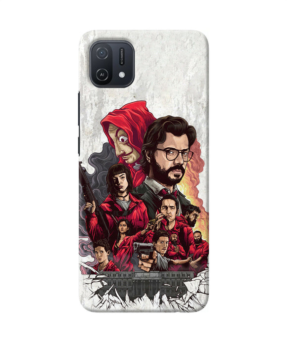Money Heist Poster Oppo A16k/A16e Back Cover