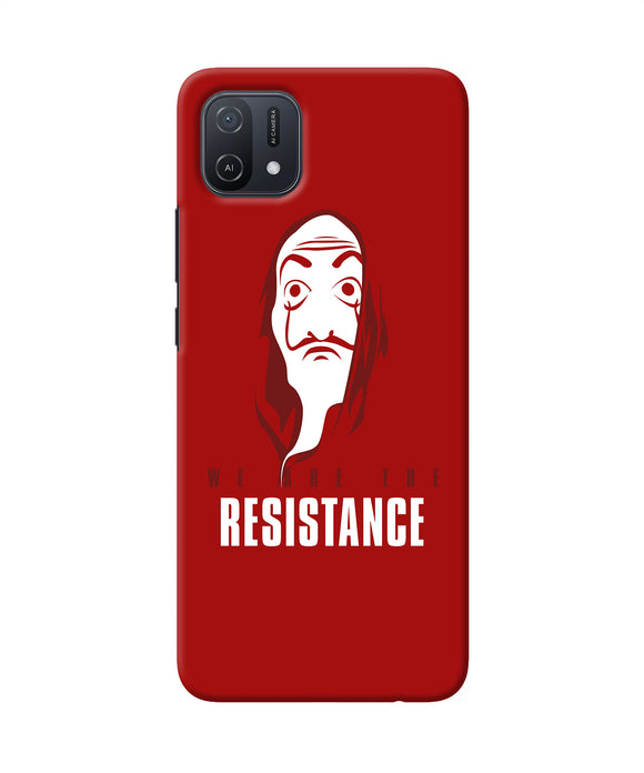 Money Heist Resistance Quote Oppo A16k/A16e Back Cover