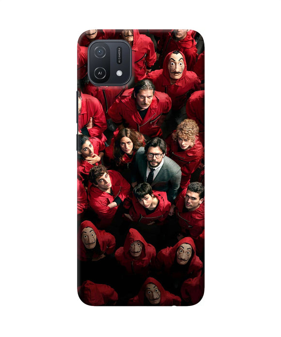 Money Heist Professor with Hostages Oppo A16k/A16e Back Cover