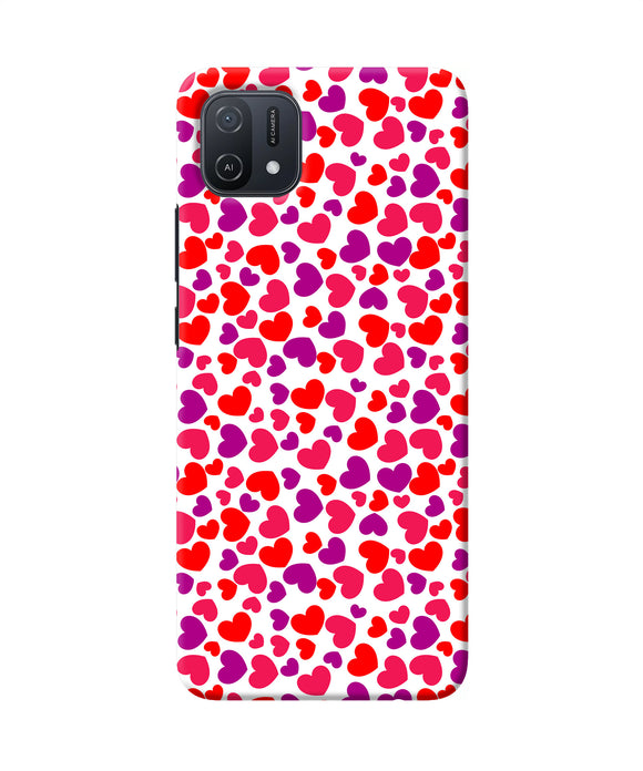 Heart print Oppo A16k/A16e Back Cover