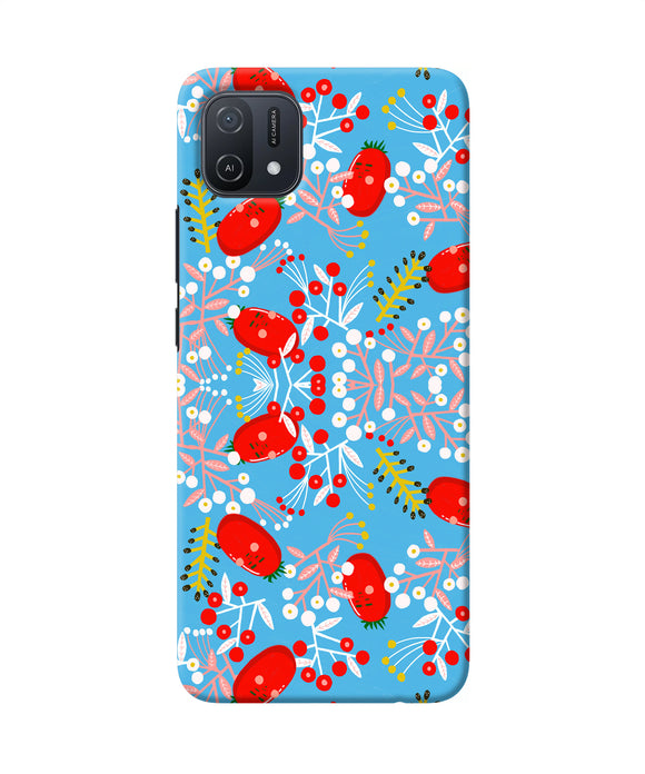 Small red animation pattern Oppo A16k/A16e Back Cover