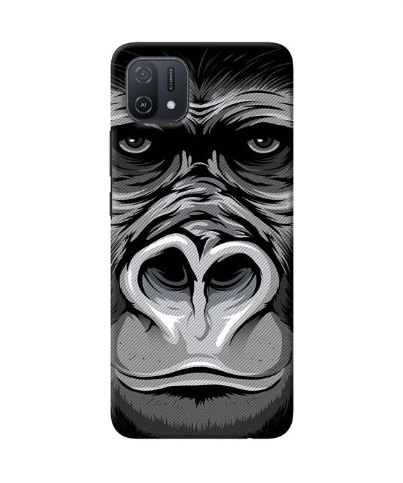 Black chimpanzee Oppo A16k/A16e Back Cover