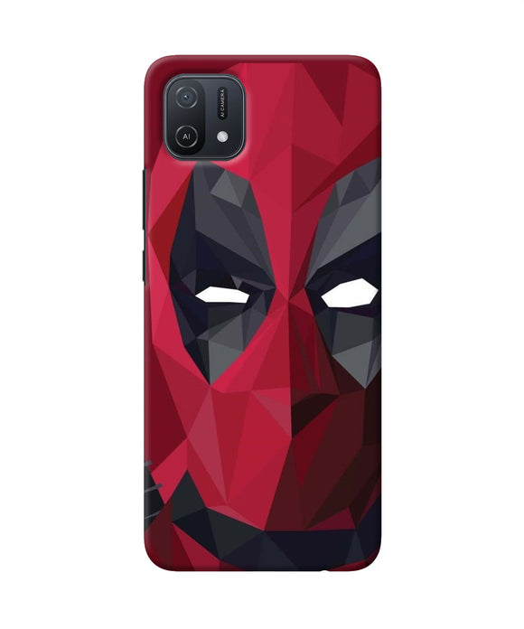 Abstract deadpool mask Oppo A16k/A16e Back Cover