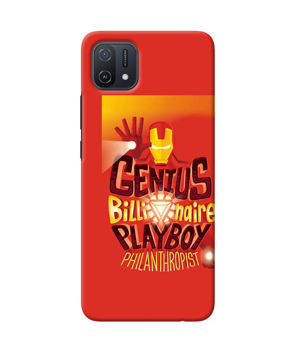 Ironman quote Oppo A16k/A16e Back Cover