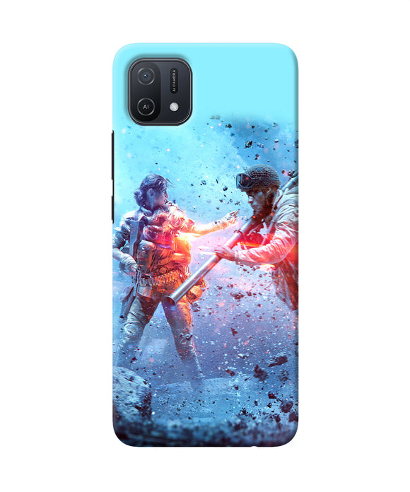 Pubg water fight Oppo A16k/A16e Back Cover