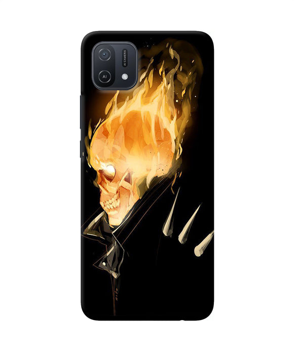 Burning ghost rider Oppo A16k/A16e Back Cover