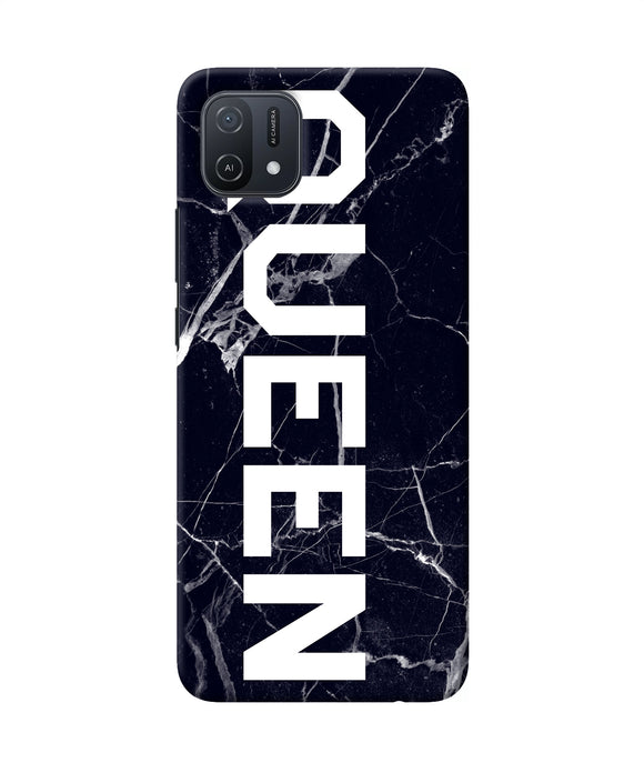 Queen marble text Oppo A16k/A16e Back Cover