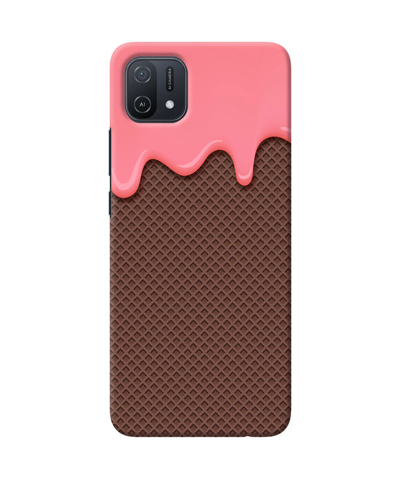 Waffle cream biscuit Oppo A16k/A16e Back Cover