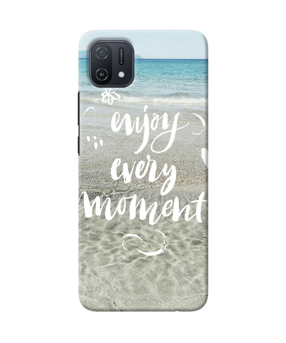 Enjoy every moment sea Oppo A16k/A16e Back Cover