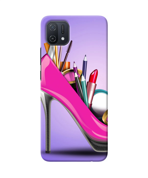 Makeup heel shoe Oppo A16k/A16e Back Cover