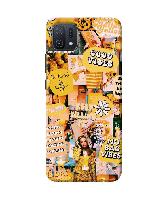 Good vibes poster Oppo A16k/A16e Back Cover