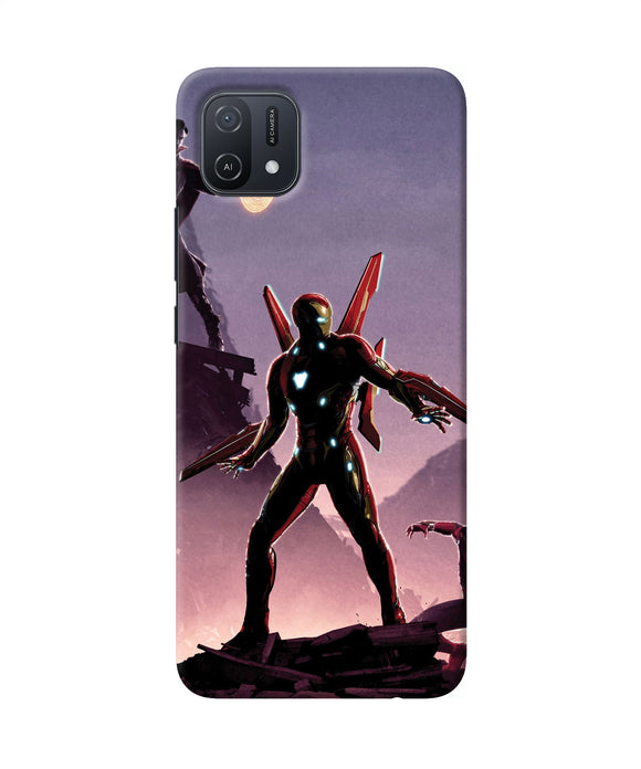 Ironman on planet Oppo A16k/A16e Back Cover