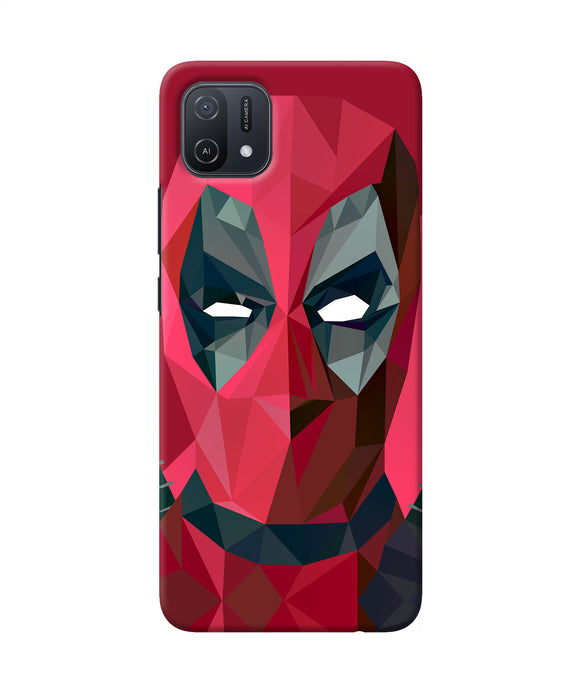 Abstract deadpool full mask Oppo A16k/A16e Back Cover