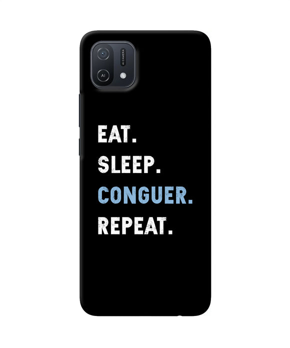 Eat sleep quote Oppo A16k/A16e Back Cover