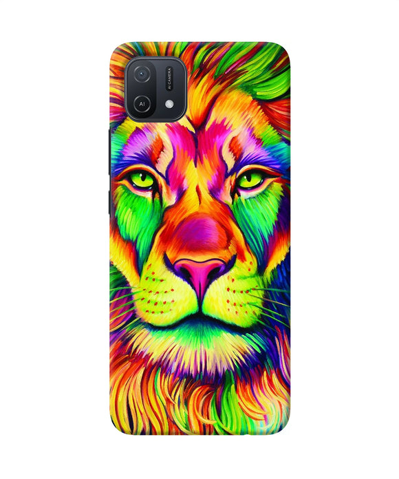 Lion color poster Oppo A16k/A16e Back Cover