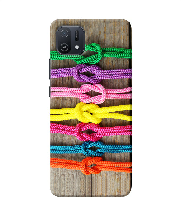 Colorful shoelace Oppo A16k/A16e Back Cover