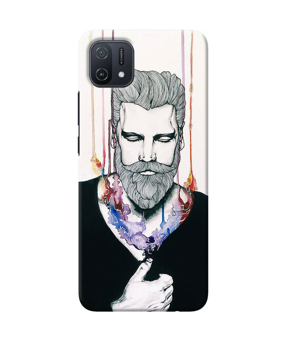 Beard man character Oppo A16k/A16e Back Cover