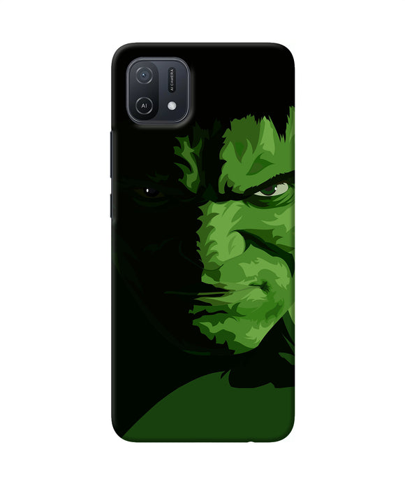 Hulk green painting Oppo A16k/A16e Back Cover