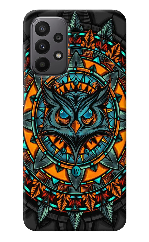 Angry Owl Art Samsung A23 Back Cover