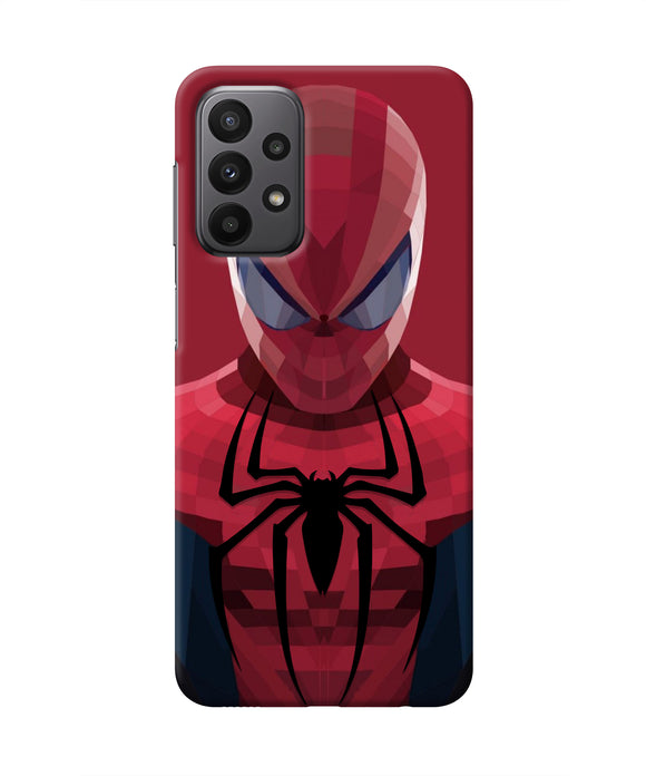 Spiderman Art Samsung A23 Real 4D Back Cover
