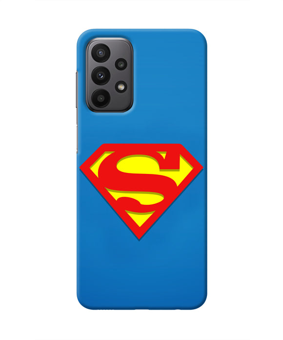 Superman Blue Samsung A23 Real 4D Back Cover