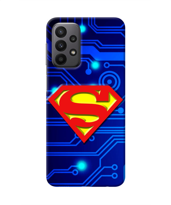 Superman Abstract Samsung A23 Real 4D Back Cover