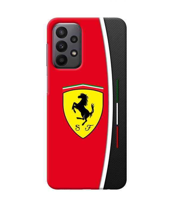 Ferrari Abstract Samsung A23 Real 4D Back Cover