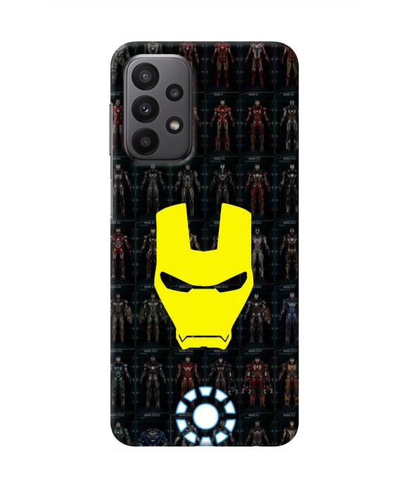 Iron Man Suit Samsung A23 Real 4D Back Cover