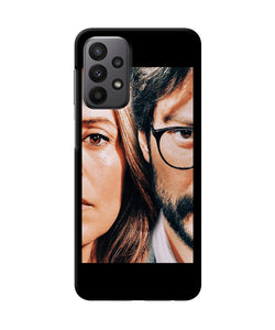 Money Heist Professor With Rachel Samsung A23 Back Cover